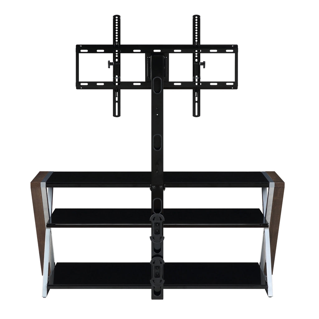 Whalen Xavier 3-in-1 Television Stand for TVs up to 70", Warm Ash
