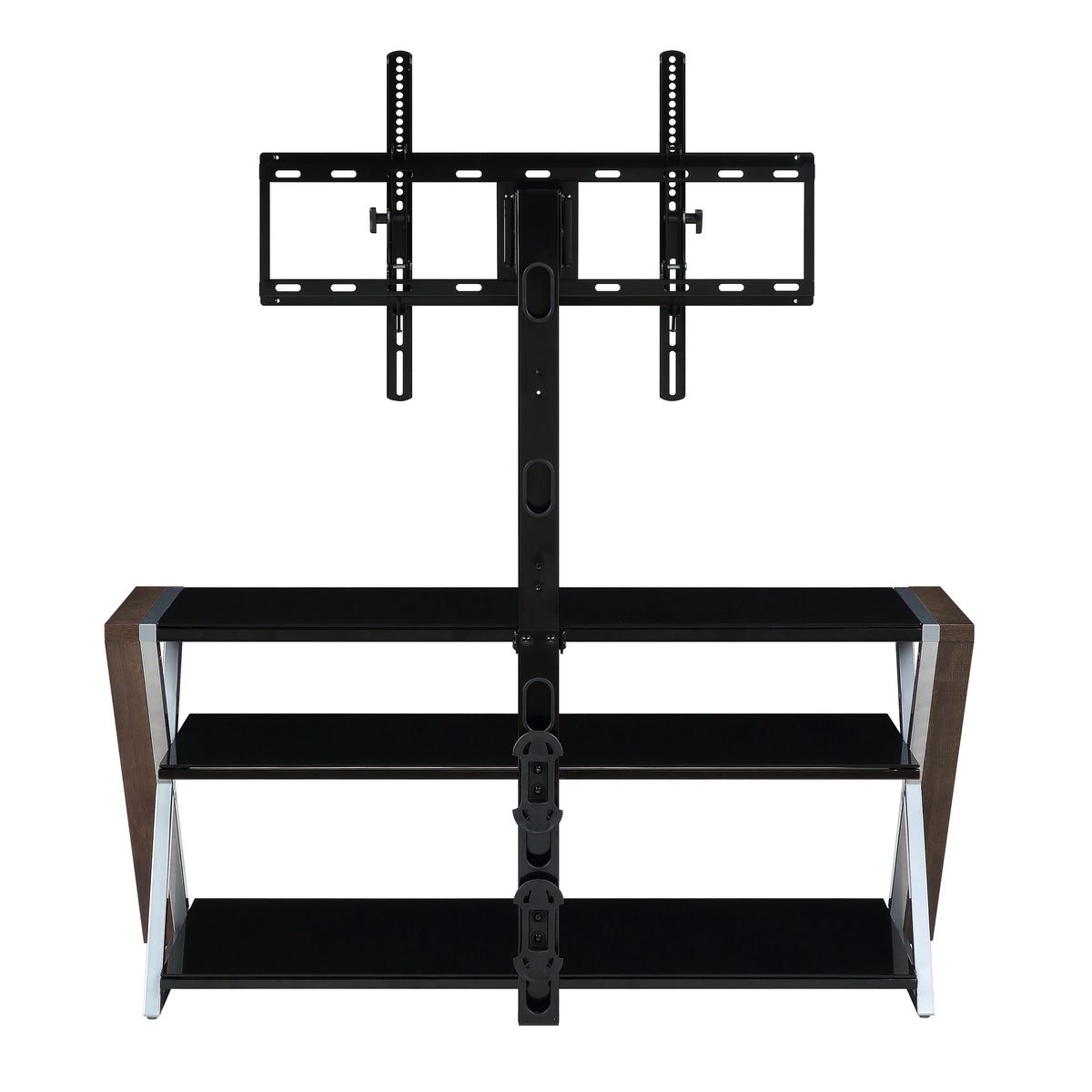 Whalen Xavier 3-in-1 Television Stand for TVs up to 70", Warm Ash