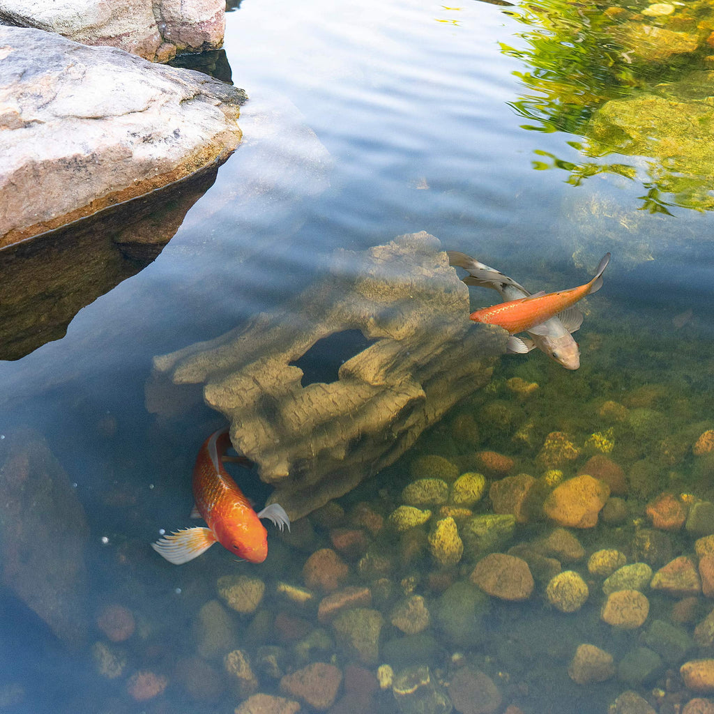 Aquascape 78324 Faux Log Fish Cave, Heavy Duty 11.5 lb