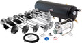 Vixen Horns OCTOPOD Train Horn Kit for Trucks/Car/Semi. Complete Onboard System- 200psi Air Compressor, 3 Gallon Tank, 8 Trumpets. Super Loud dB. Fits Vehicles like Pickup/Jeep/RV 12v VXO8330/8124XC