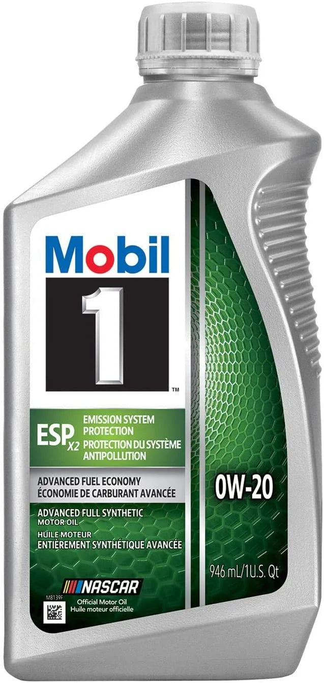 Mobil 1 ESP X2 Full Synthetic Motor Oil 0W-20 (12 Quarts)