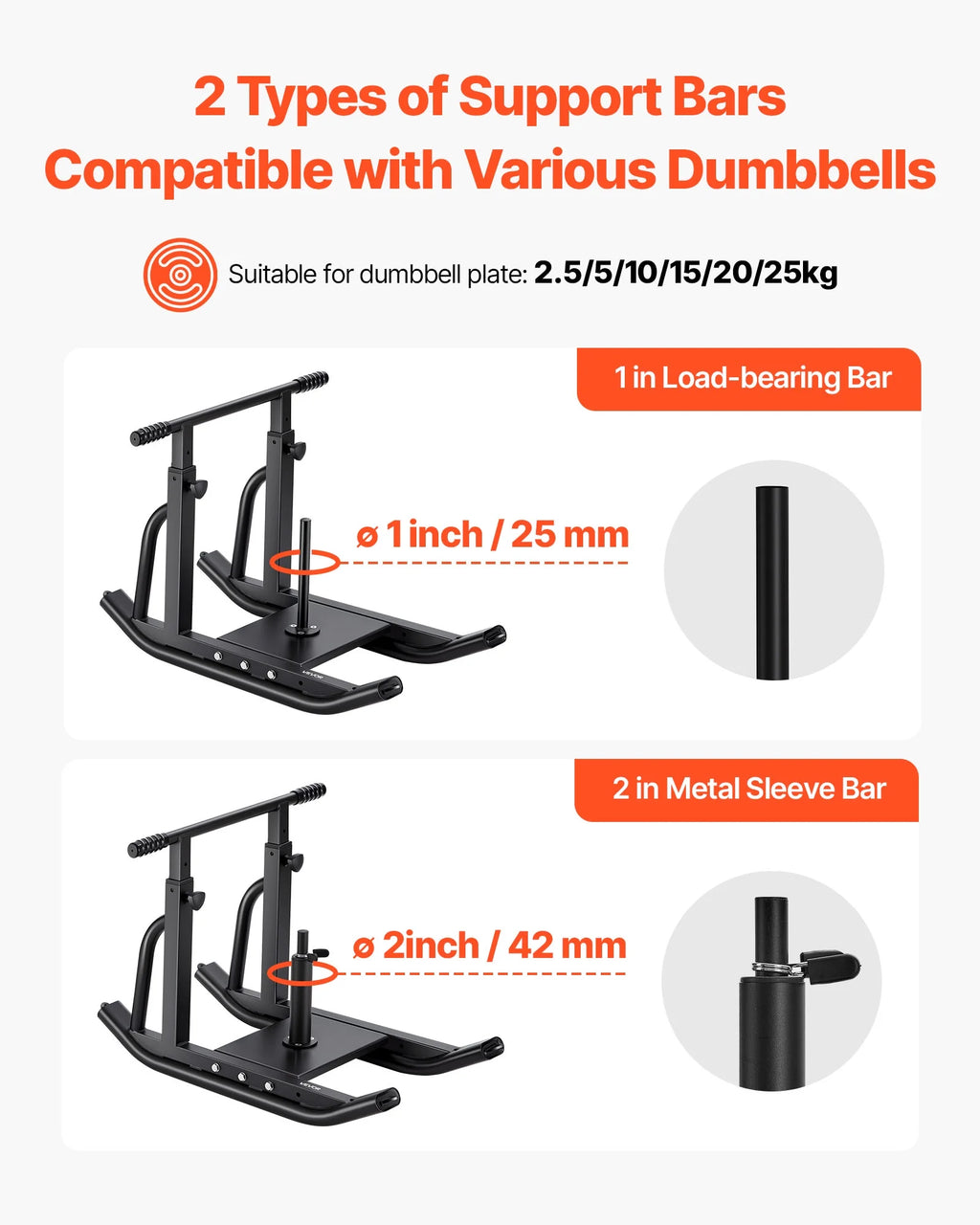 VEVOR Weight Sled, Steel Power Sled, Fitness Training Sleds for Athletic Exercise Speed Improvement, Workout Equipment with Adjustable Height Handle, Compatible with 1/2 in Weight Plates, Black