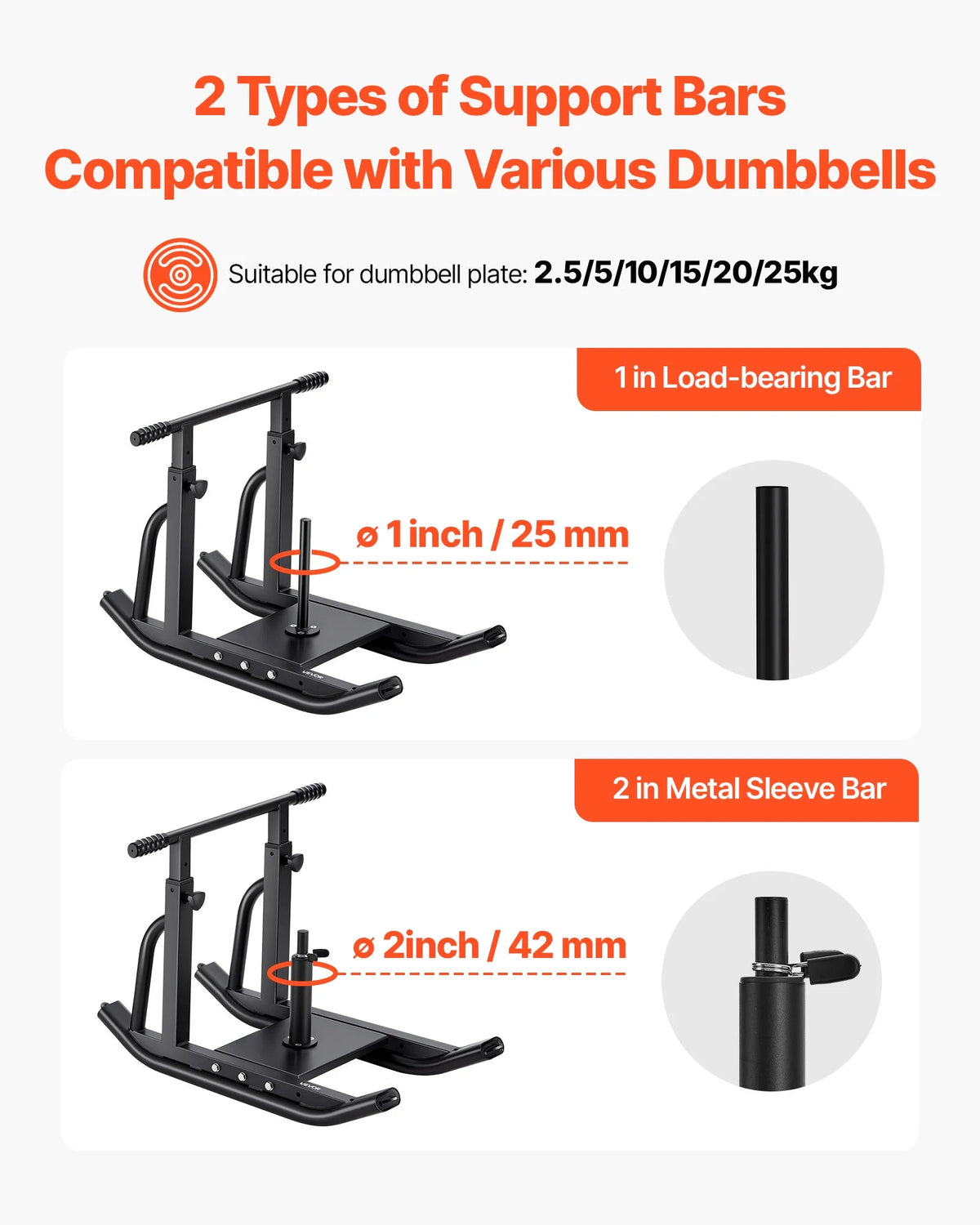 VEVOR Weight Sled, Steel Power Sled, Fitness Training Sleds for Athletic Exercise Speed Improvement, Workout Equipment with Adjustable Height Handle, Compatible with 1/2 in Weight Plates, Black