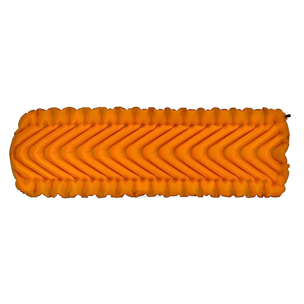 Klymit Insulated Static V Lite Sleeping Pad, Ultralight 4-Season Inflatable Air Mattress for Camping & Backpacking, Mango