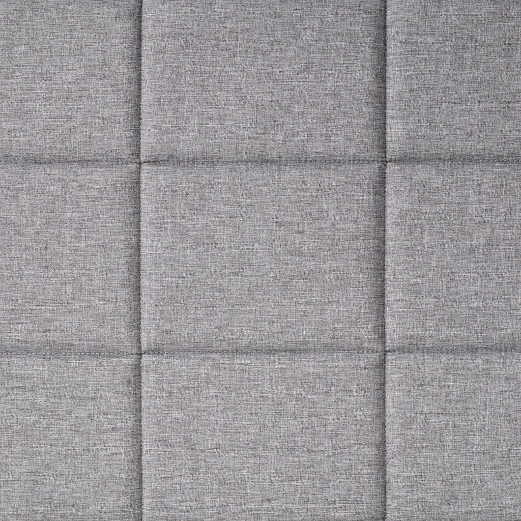 Mainstays Upholstered Platform Bed, No Box Spring Needed, Gray, Queen