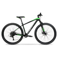 Hyper 29" Carbon Fiber Men's Mountain Bike, Black/Green