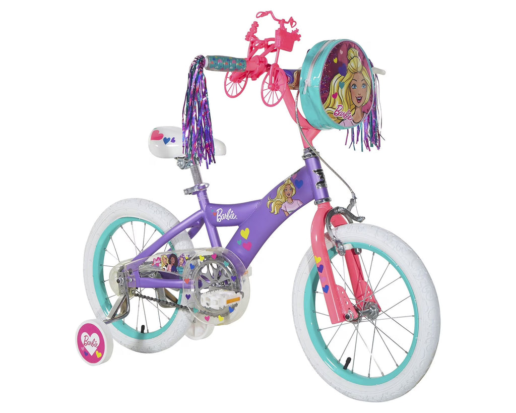 Dynacraft Barbie 18-Inch Girls BMX Bike For Age 6-9 Years