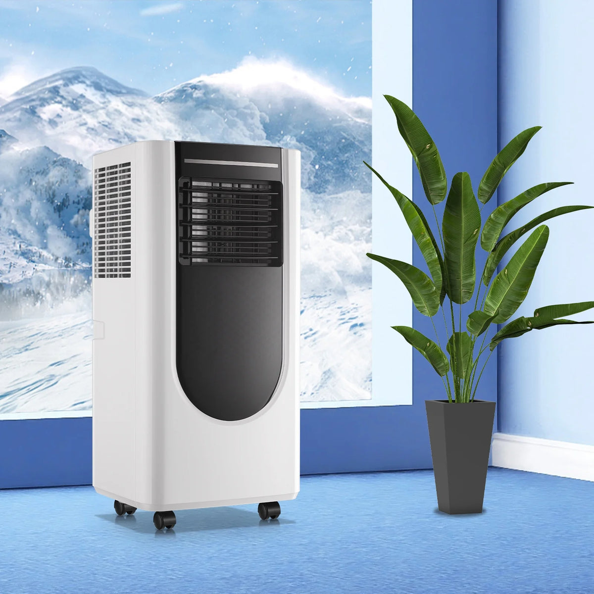TACOOL Portable Air Conditioner 8000 BTU Portable Ac Unit up to 250 Sq, 3 IN 1 with Remote Control, All White, New