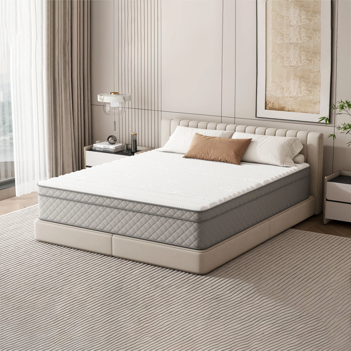 Swbvs MaxNap 12 inch Full Mattresses Hybrid Medium Full Size matress in a Box Adult,Double size