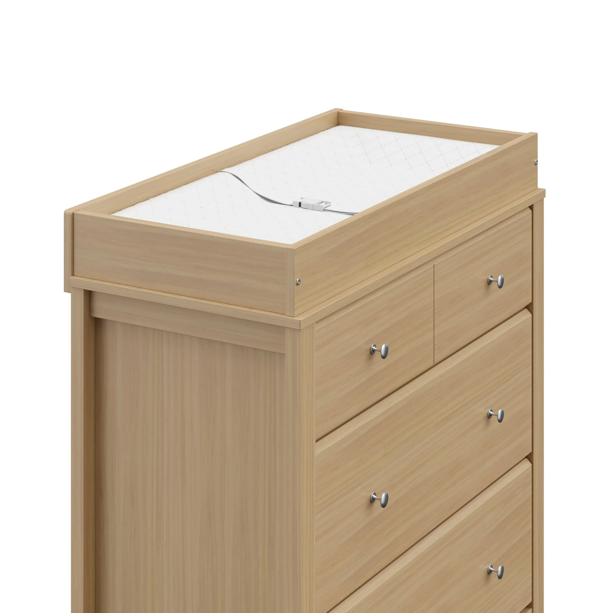 Storkcraft Horizon 3 Drawer Infant Changing Table Dresser, White