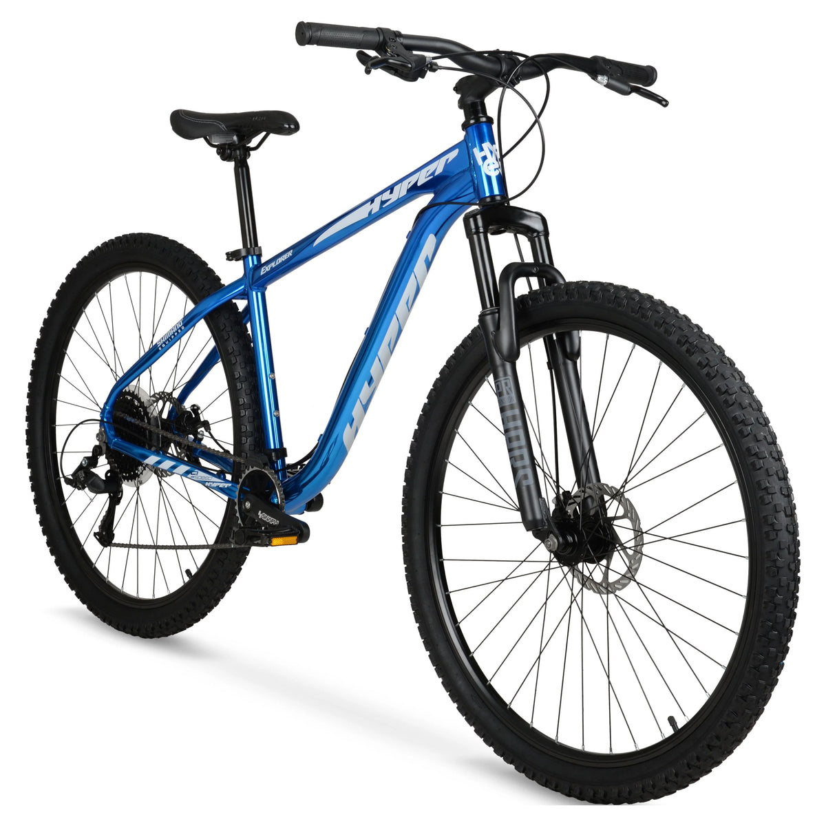 Hyper Bicycle Men's 29" Explorer Mountain Bike, Hard Tail, Blue
