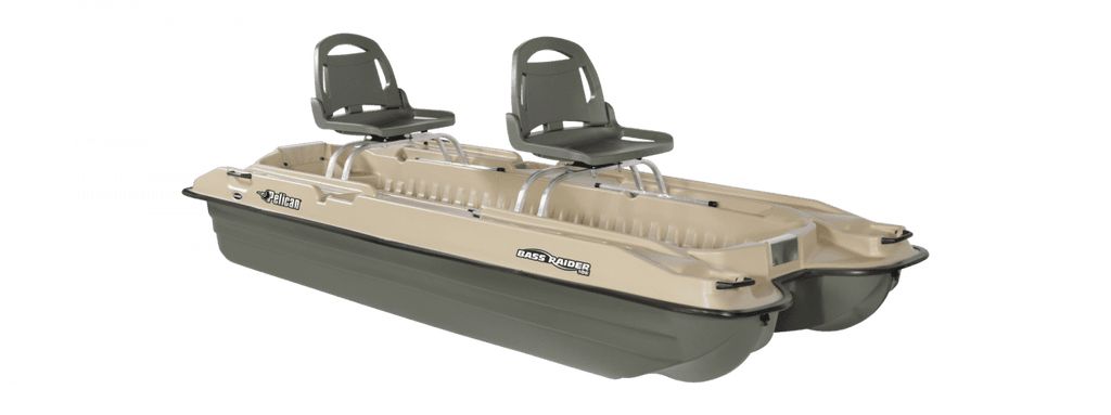 Pelican Bass Raider Boat - 2 person Fishing Boat - 10 ft