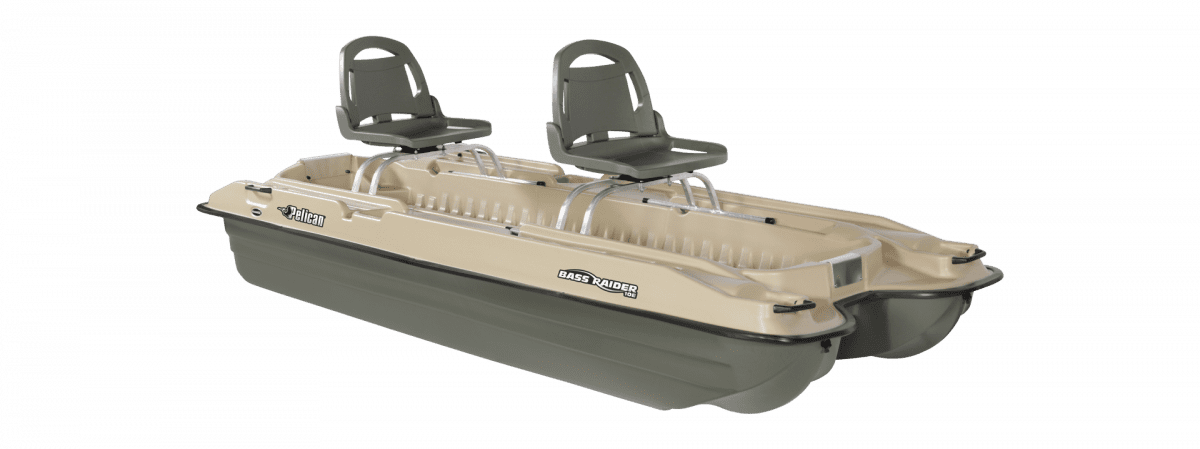 Pelican Bass Raider Boat - 2 person Fishing Boat - 10 ft
