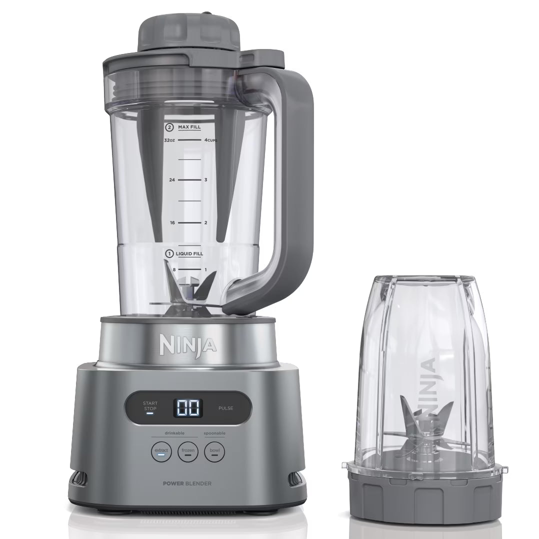 Ninja Twisti, High-Speed Blender Duo 3 Preset Auto-iQ Programs, 34 oz. Pitcher Capacity, SS150