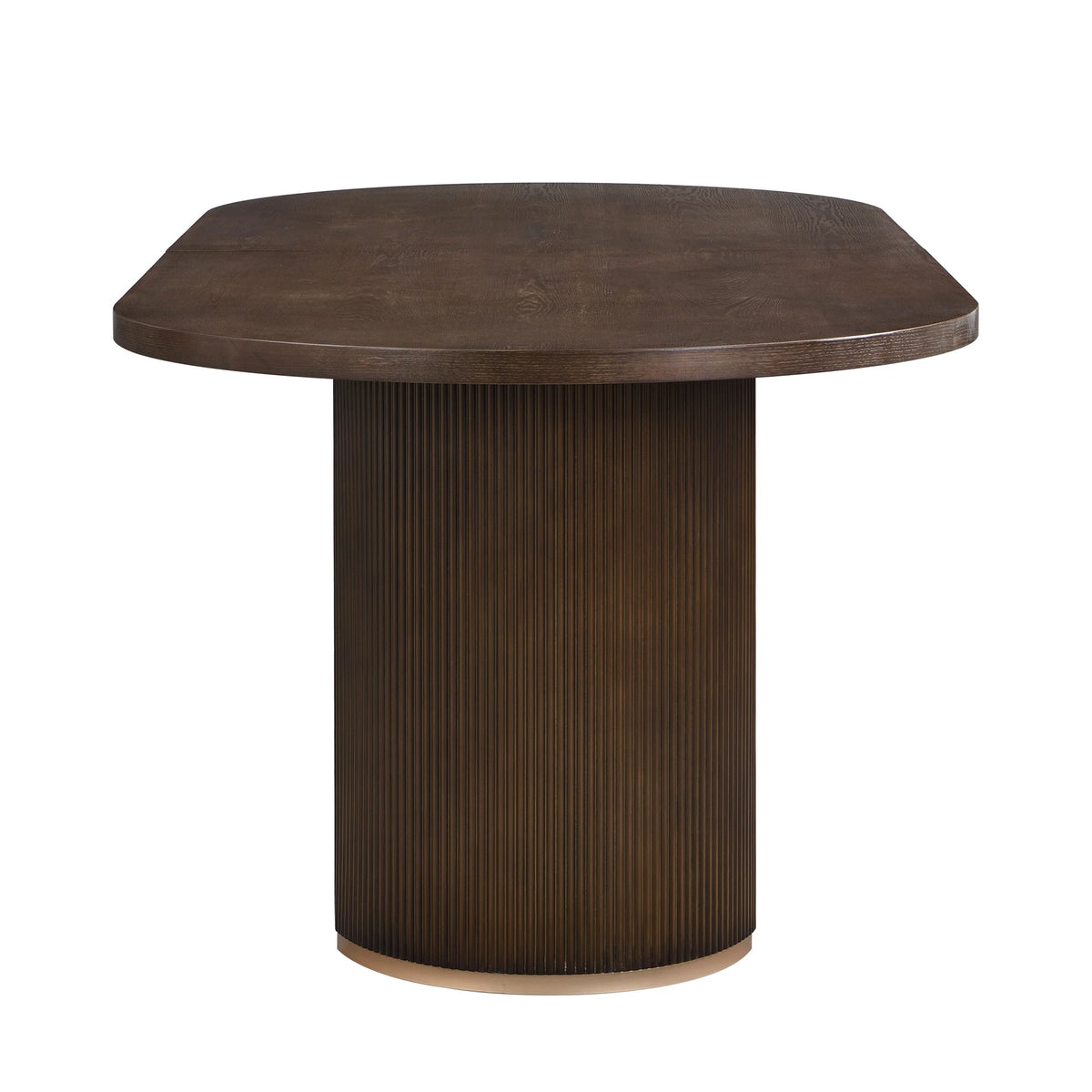 Christopher Knight Home Minimalist 88 Oval Dining Table for 4-6, Espresso