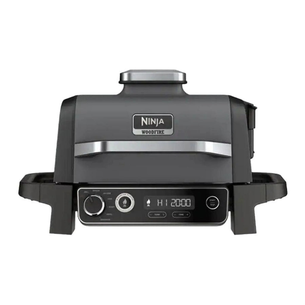 Ninja OG701 Woodfire Outdoor Grill & Smoker 7-in-1 Master Grill BBQ Smoker and Air Fryer with Woodfire Technology