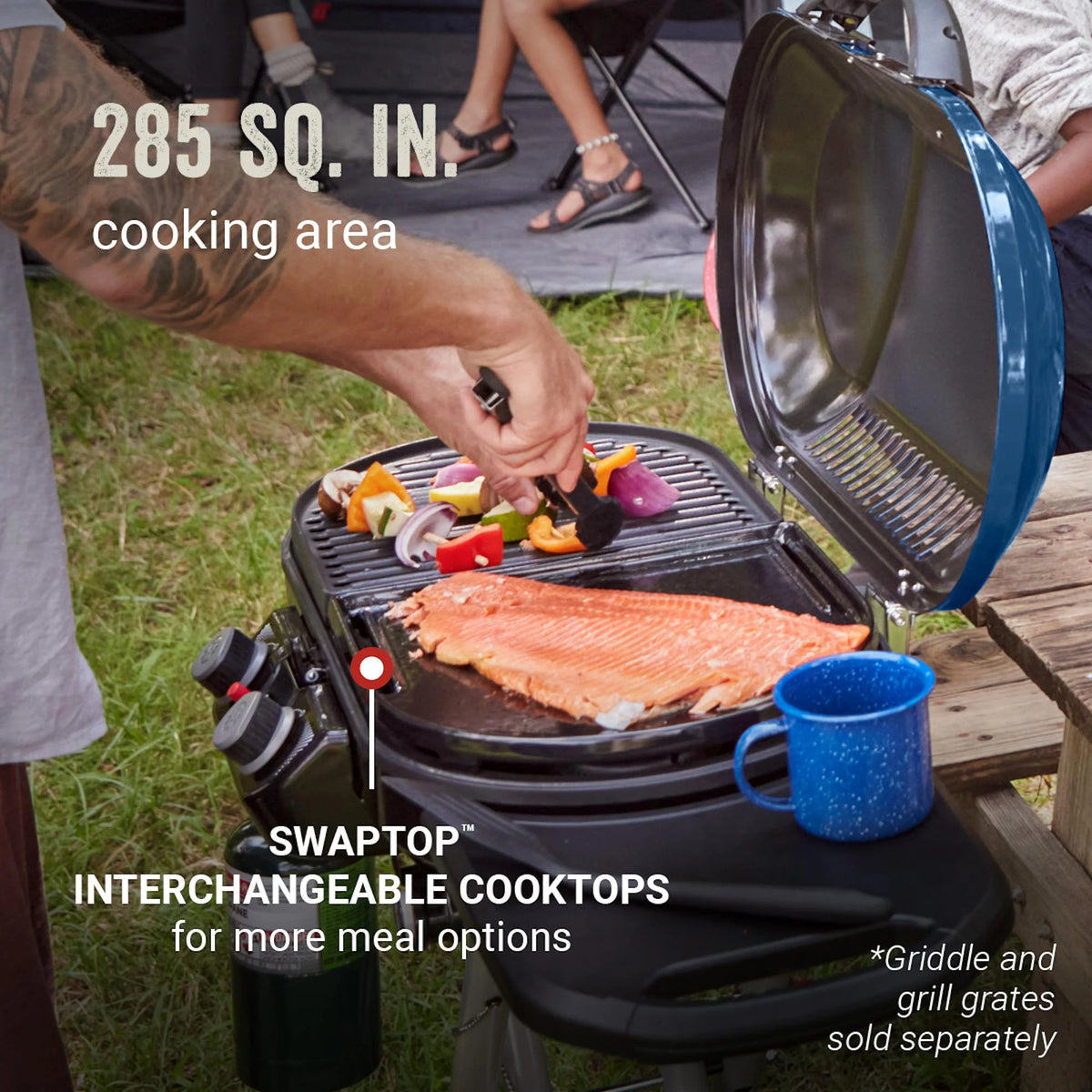 Coleman RoadTrip? X-Cursion 2 Burner Propane Gas Portable Grill