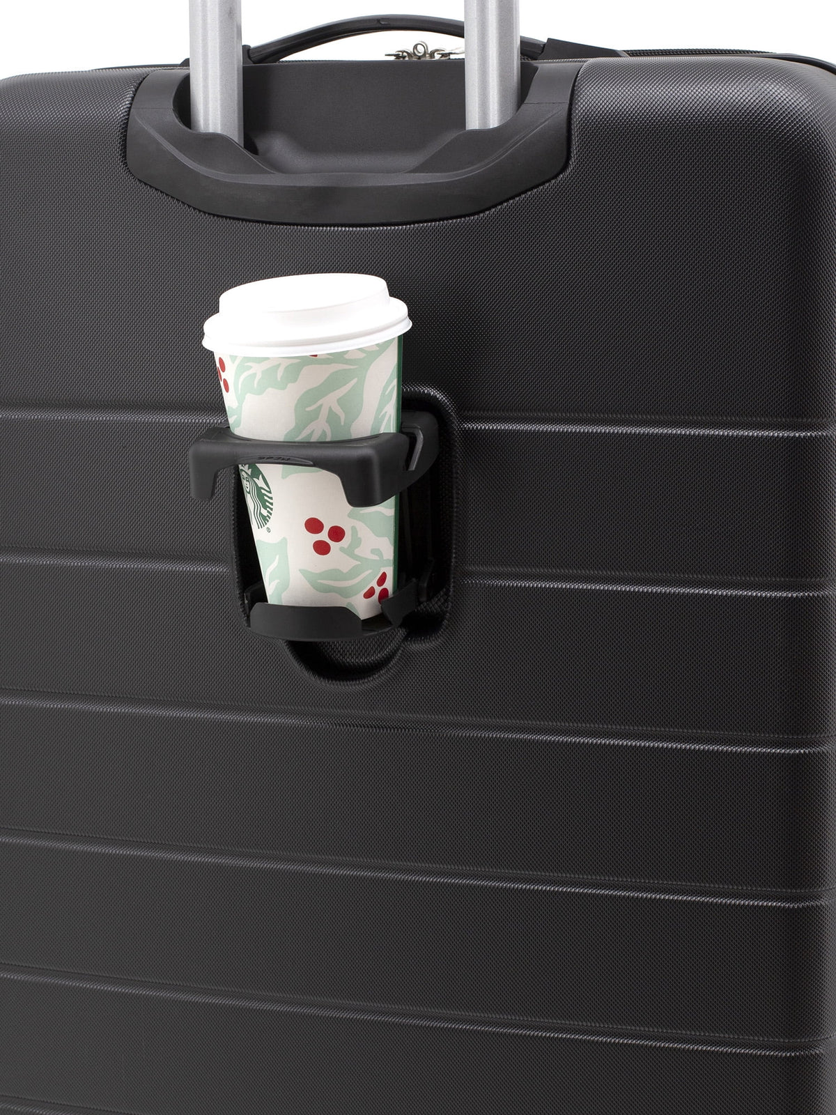 Wrangler 3 Piece Luggage Set with Cup Holder and USB Port, Olive Green