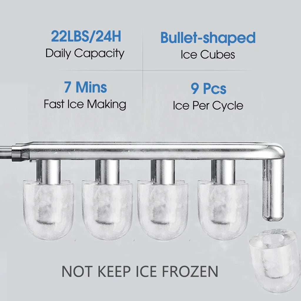IKT Bottom Loading Water Dispenser Cooler with Maker for 5 Gallon Bottle with Empty Bottle Indicator 3 Temperature 22lbs Within 24hrs White