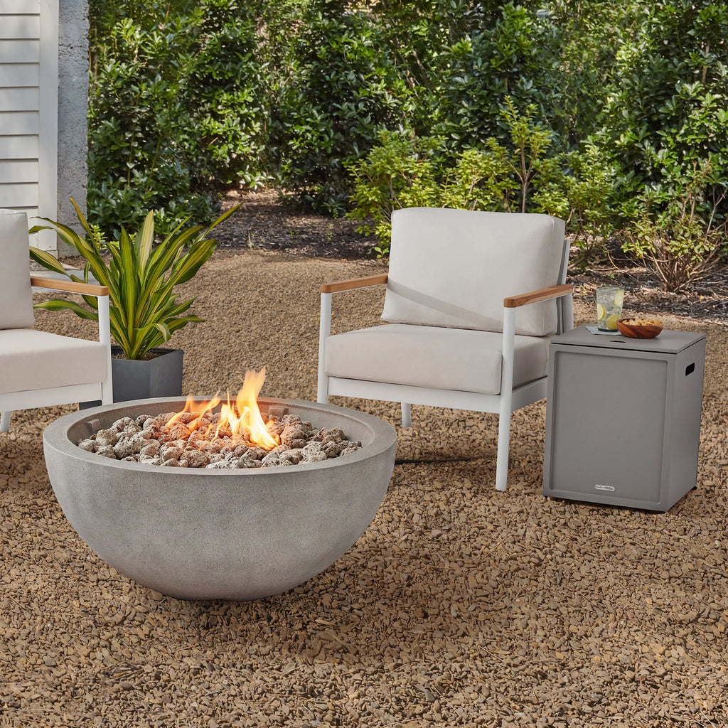 Better Homes & Gardens 36" 65,000 BTU Propane Fire Pit with Tank Hideaway by Dave & Jenny Marrs