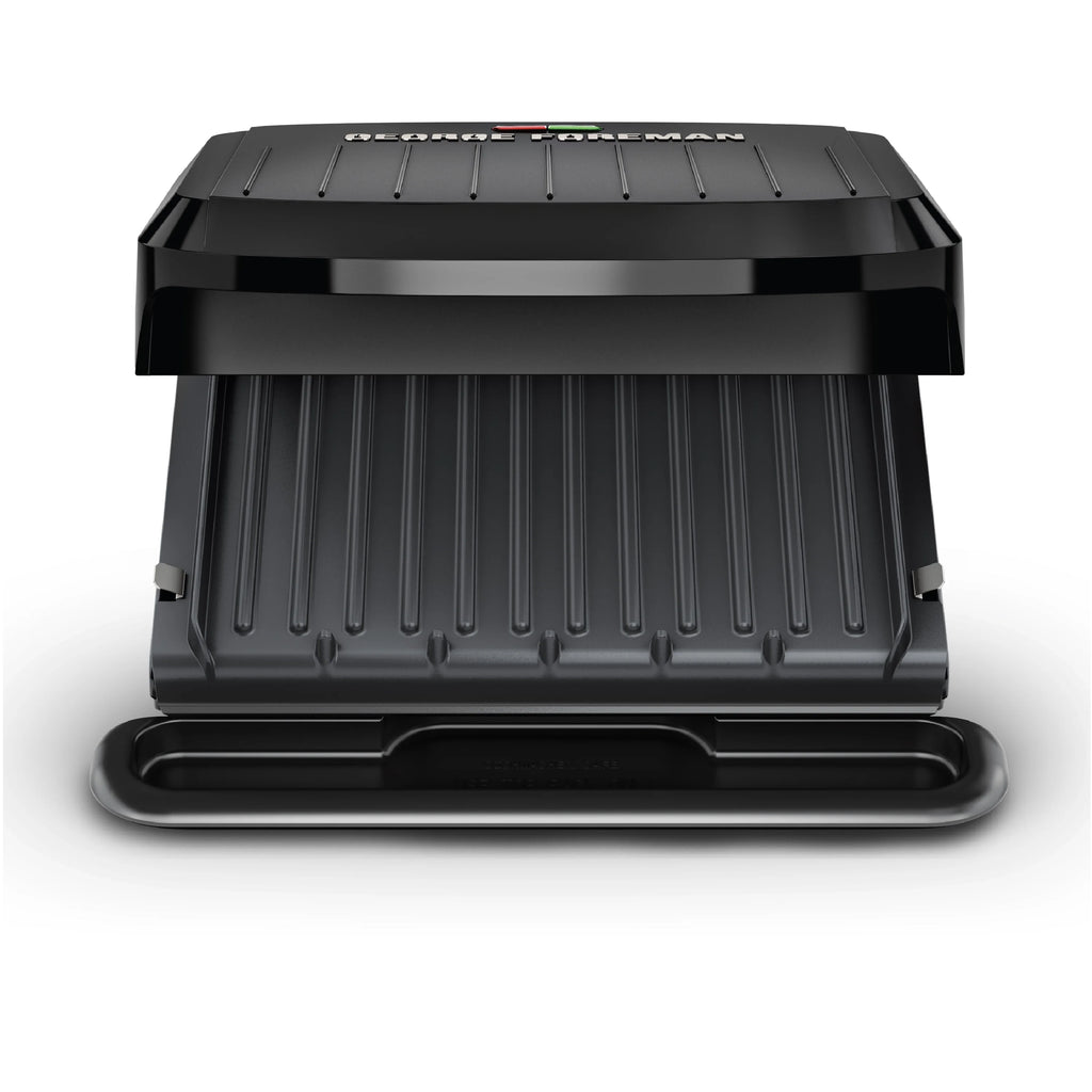 Foreman 4-Serving Removable Plate Grill and Panini, Black, GRP1065B