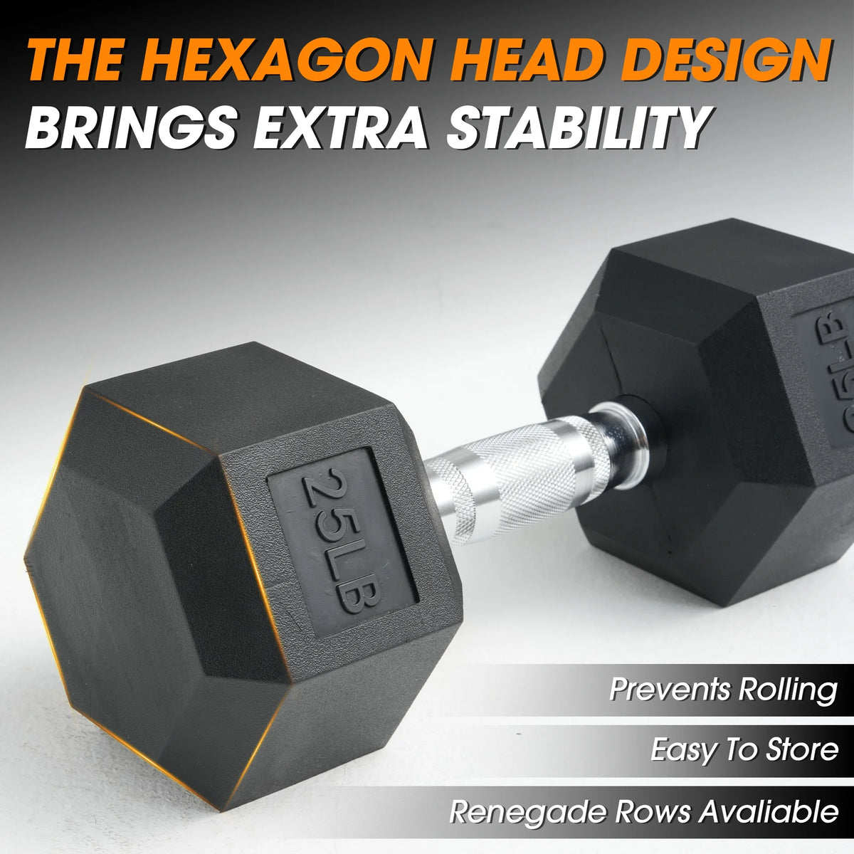 Mikolo Rubber Hex Dumbbell Set with Racks, Option in 450lbs, Strength Training Weight Set Home Gym