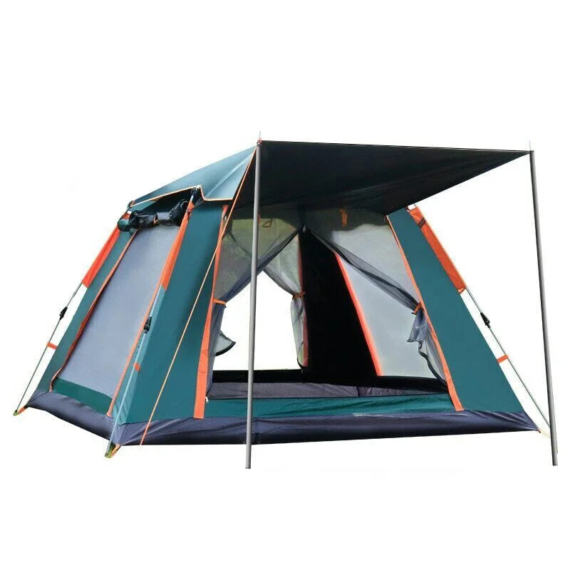 4 Person Family Camping Tent 4 Season Waterproof Anti-UV Windproof Tents Family