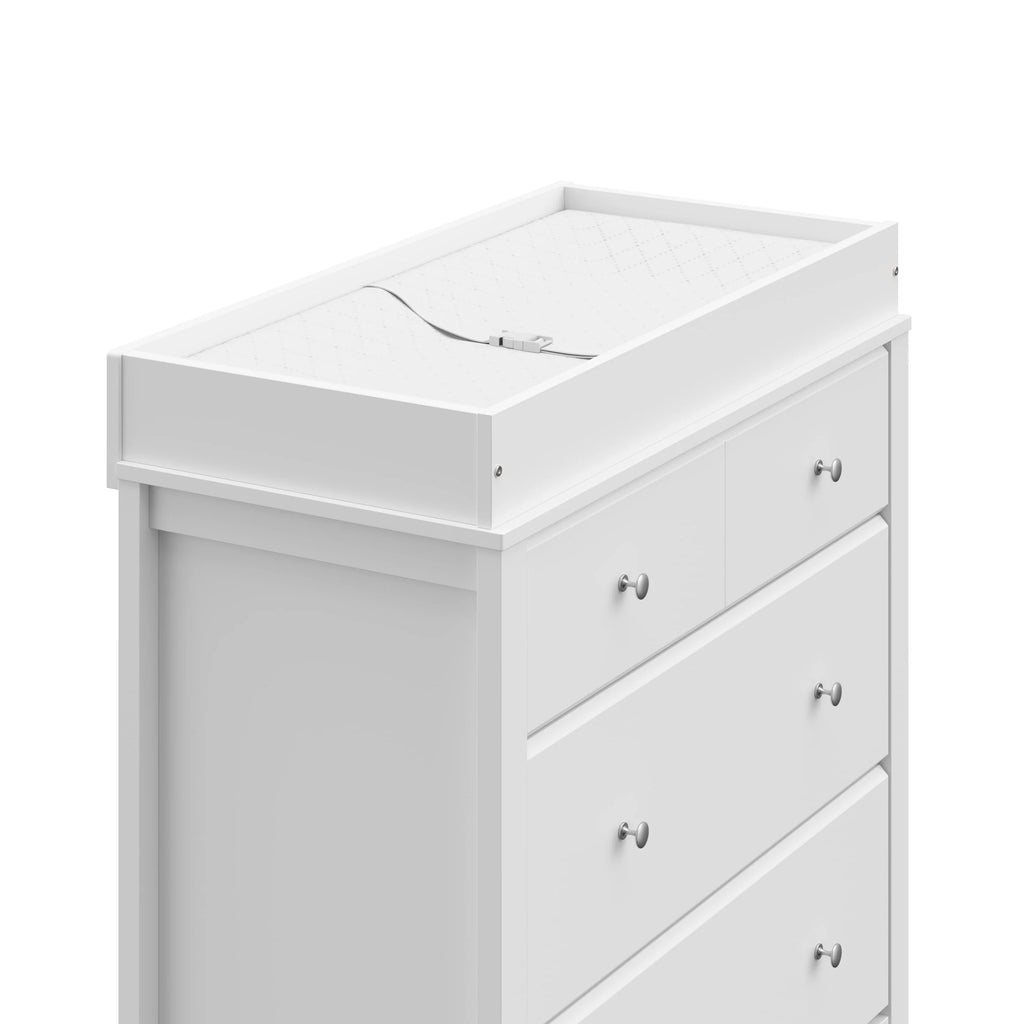 Storkcraft Horizon 3 Drawer Infant Changing Table Dresser, White