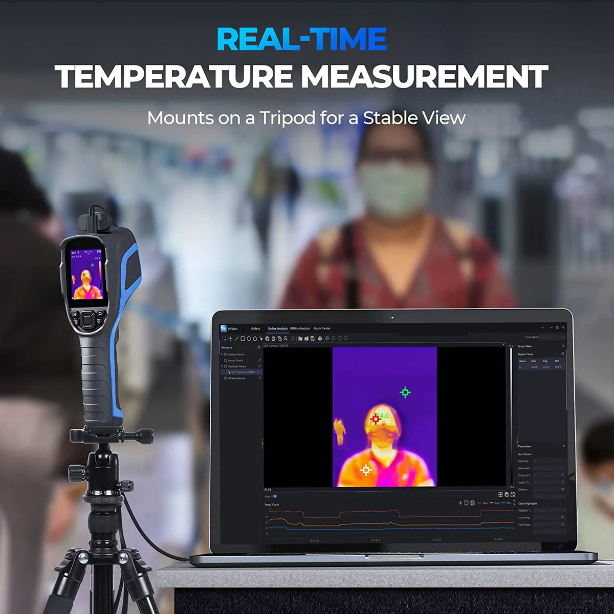 Thermal Imaging Camera TOPDON TC005 256 x 192 IR High Resolution Dual-Camera -4F~1022F Handheld Infrared Thermal Imager