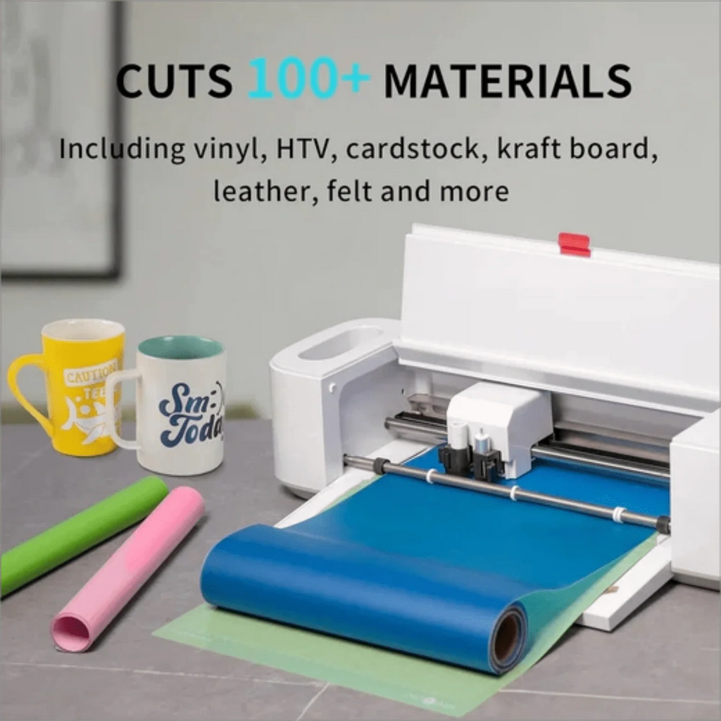 HTVRONT by LOKLiK DIY Cutting Machine for All Vinyl Crafts w/ Bluetooth & USB for Windows & Mac Vinyl Cutter Machine for Cricut Vinyl