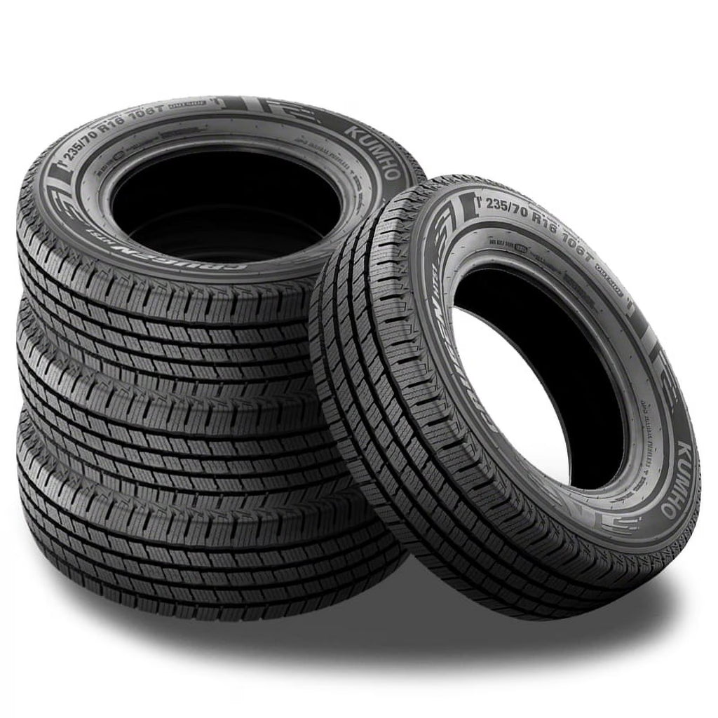 4 Kumho Crugen HT51C 225/75R16 121/120R E Commercial All Season Highway Tires 2282043 / 225/75/16 / 2257516