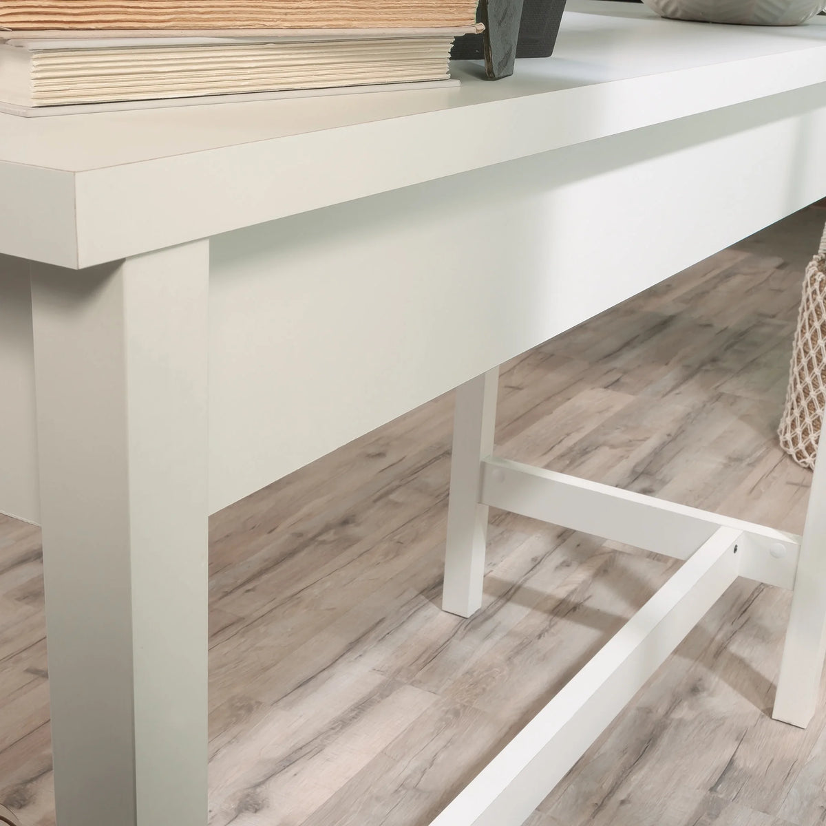 Sauder County Line Writing Desk, Soft White Finish