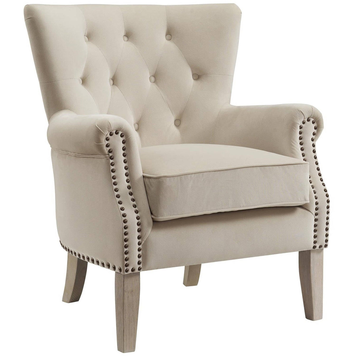 Better Homes & Gardens Accent Chair, Living Room & Home Office, Beige