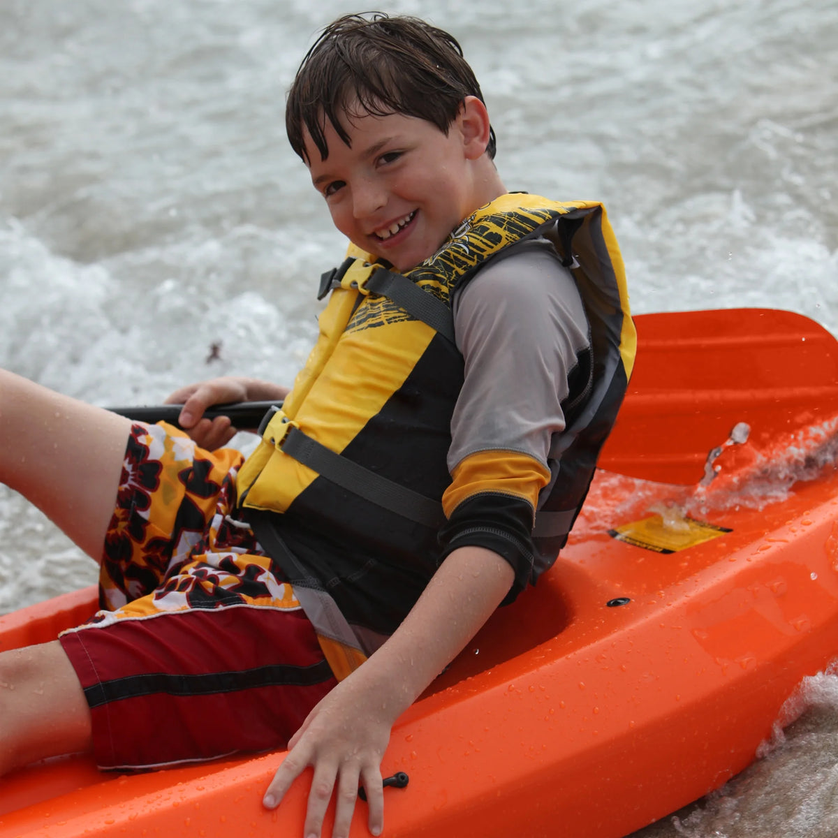 Lifetime Wave 6 ft Youth Kayak, Fire Red (91401)