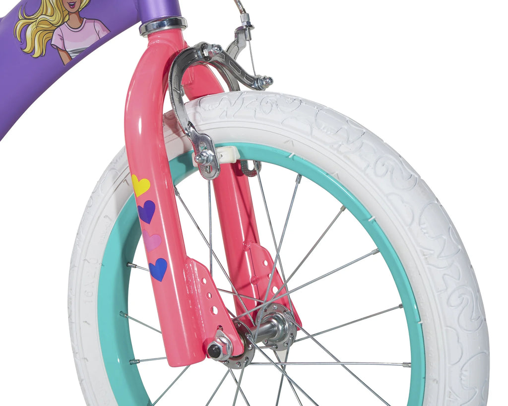 Dynacraft Barbie 18-Inch Girls BMX Bike For Age 6-9 Years