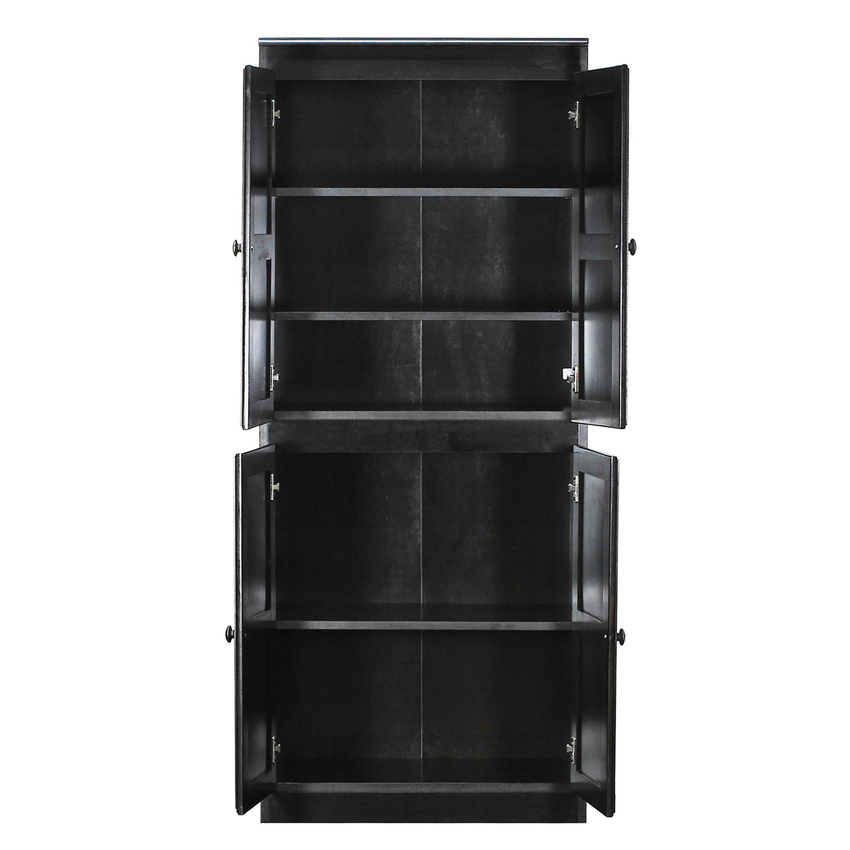 Concepts in Wood Storage Cabinet, 72 inch with 5 Shelves - Cherry Finish