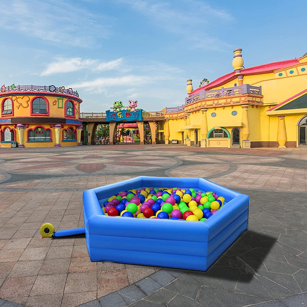 VEVOR Portable Gaga Ball Pit 15ft Inflatable with Electric Air Pump.Gaga Ball Pit Kit Inflatable Court for Outdoor Indoor Children Family Activity