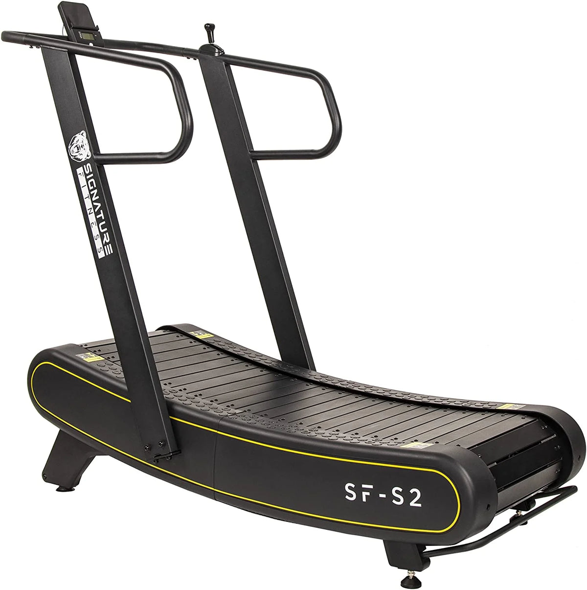 Signature Fitness SF-S2 Sprint Demon - Motorless Curved Sprint Treadmill with Adjustable Levels of Resistance - 300 lb Capacity