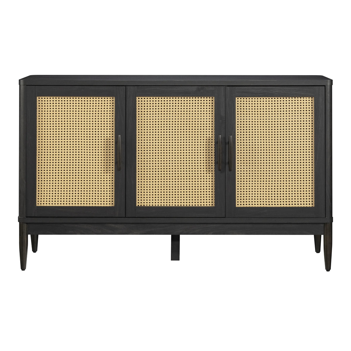 Better Homes & Gardens Springwood Caning Sideboard, Light Honey Finish