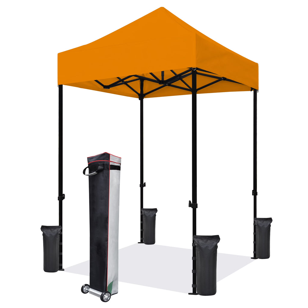 Eurmax 5x5 Pop up Canopy Outdoor Heavy Duty Tent,Ruby