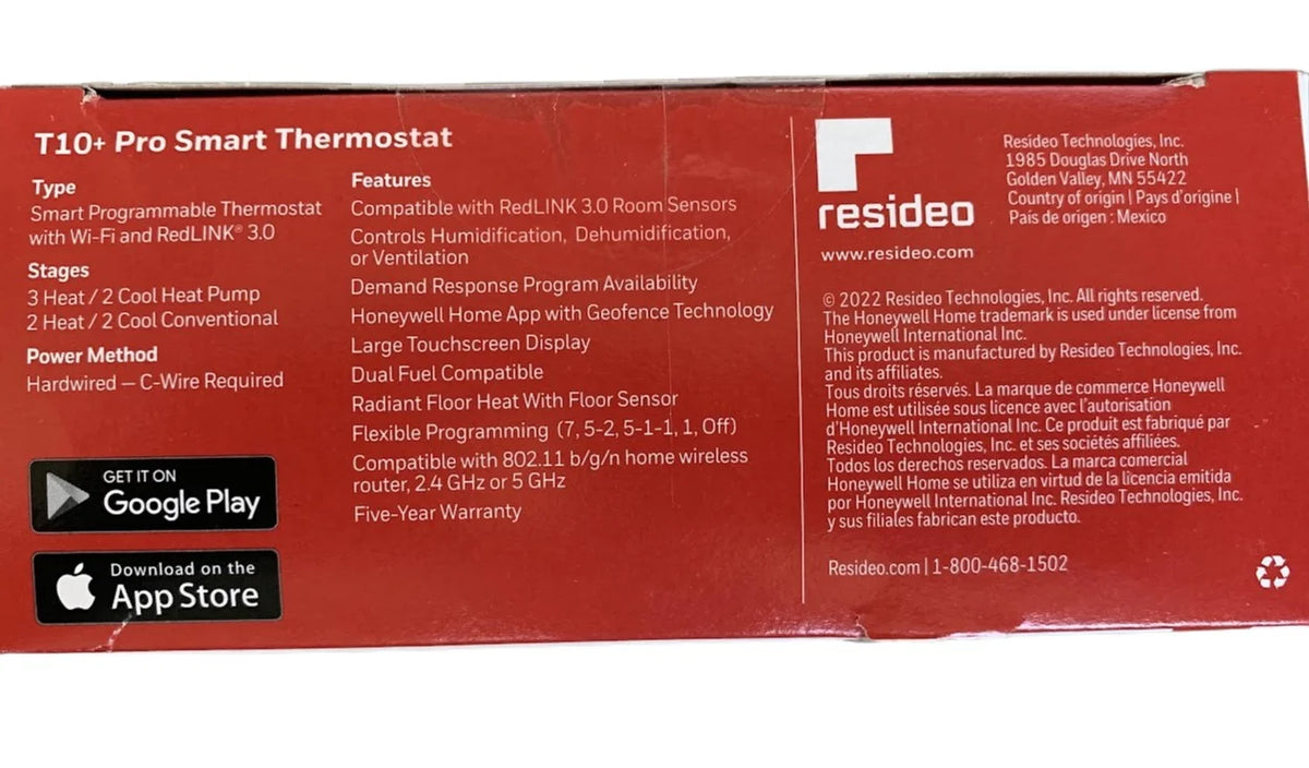 Honeywell Home-Resideo T10+ Pro Smart Thermostat Without Sensor