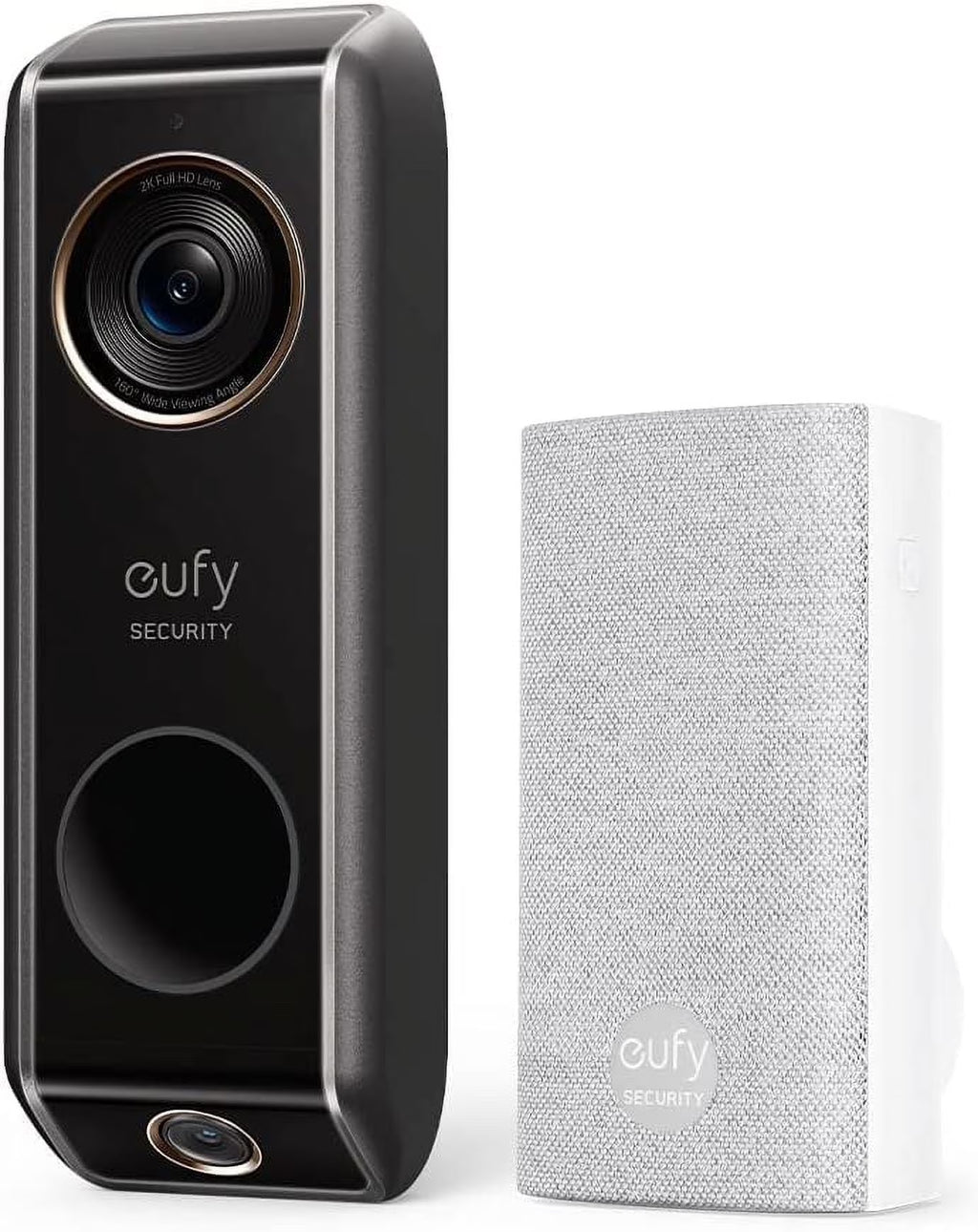 eufy Security Video Doorbell (Wired) S330 with Chime, Dual Cam, Delivery Guard, Security Camera, 2K with HDR, No Monthly Fee