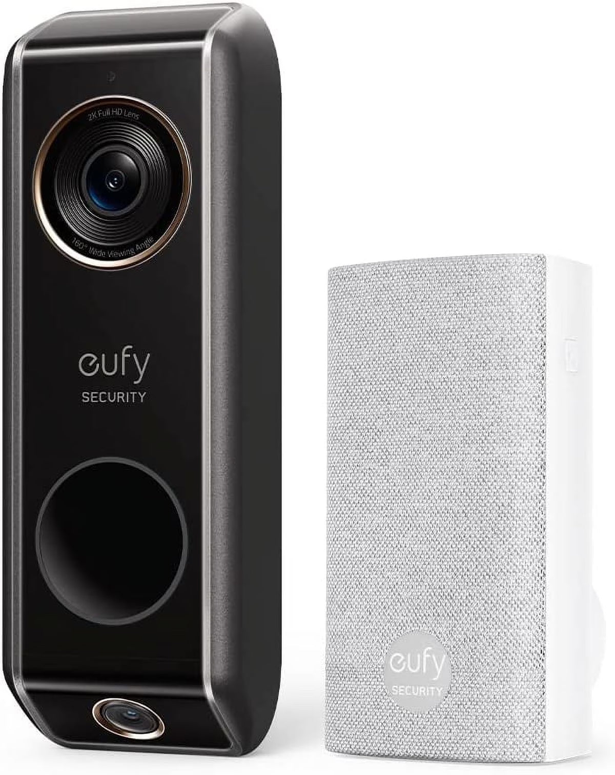 eufy Security Video Doorbell (Wired) S330 with Chime, Dual Cam, Delivery Guard, Security Camera, 2K with HDR, No Monthly Fee