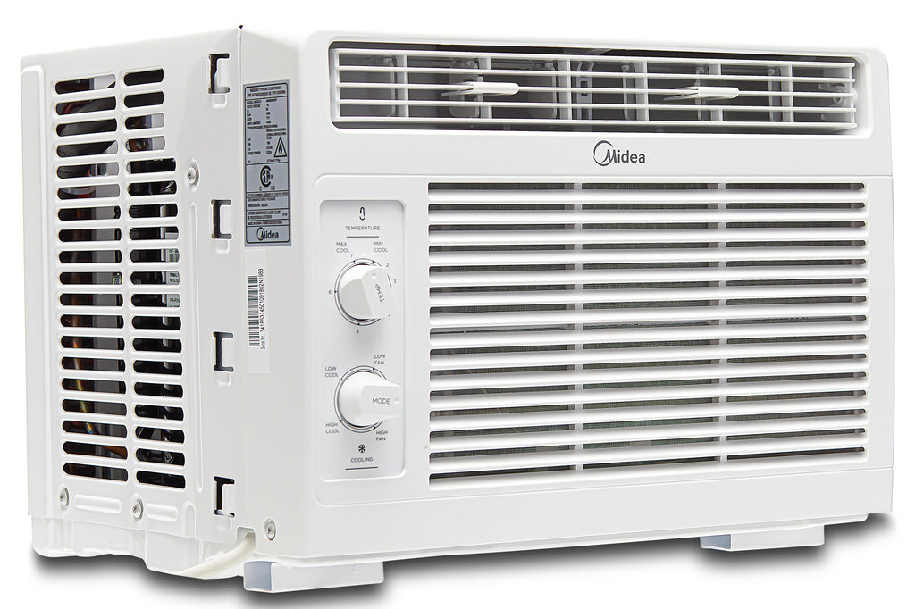 Midea 5,000 BTU 150 Sq ft Mechanical Window Air Conditioner, White, MAW05M1WWT, New