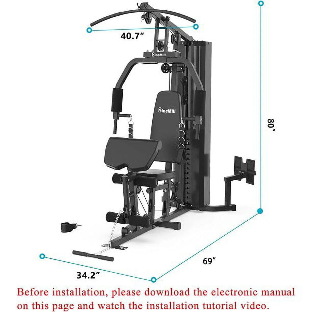 Home Gym Multifunctional Full Body Home Gym Equipment WLSCM-1148L