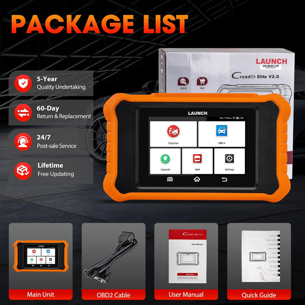 LAUNCH Automotive Diagnostic Tool with OBD2 Scanner