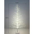 Hi-Line Gift Ltd. 70in White Birch Tree with 1099 LED Lights Indoor Use Only