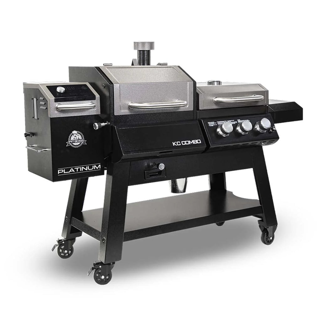 Boss Platinum KC Combo, Wi-Fi? and Bluetooth? Wood Pellet and Gas Grill