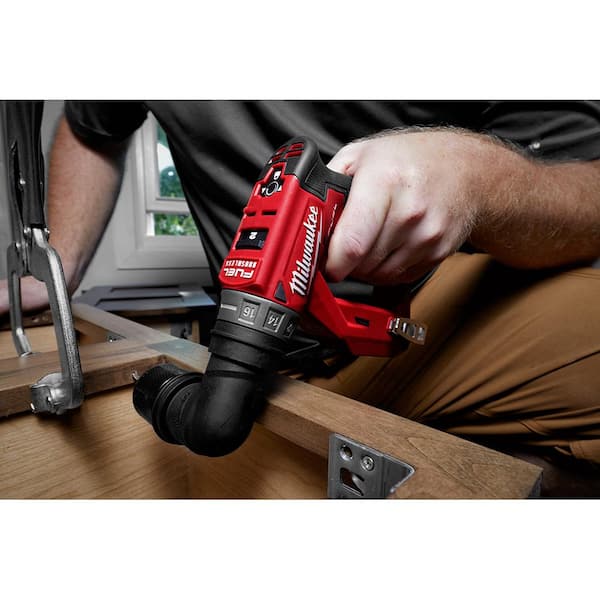 M12 FUEL 12V Lithium-Ion Brushless Cordless 4-in-1 Installation 3/8 in. Drill Driver Kit with 4-Tool Heads