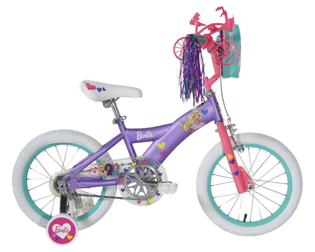 Dynacraft Barbie 18-Inch Girls BMX Bike For Age 6-9 Years